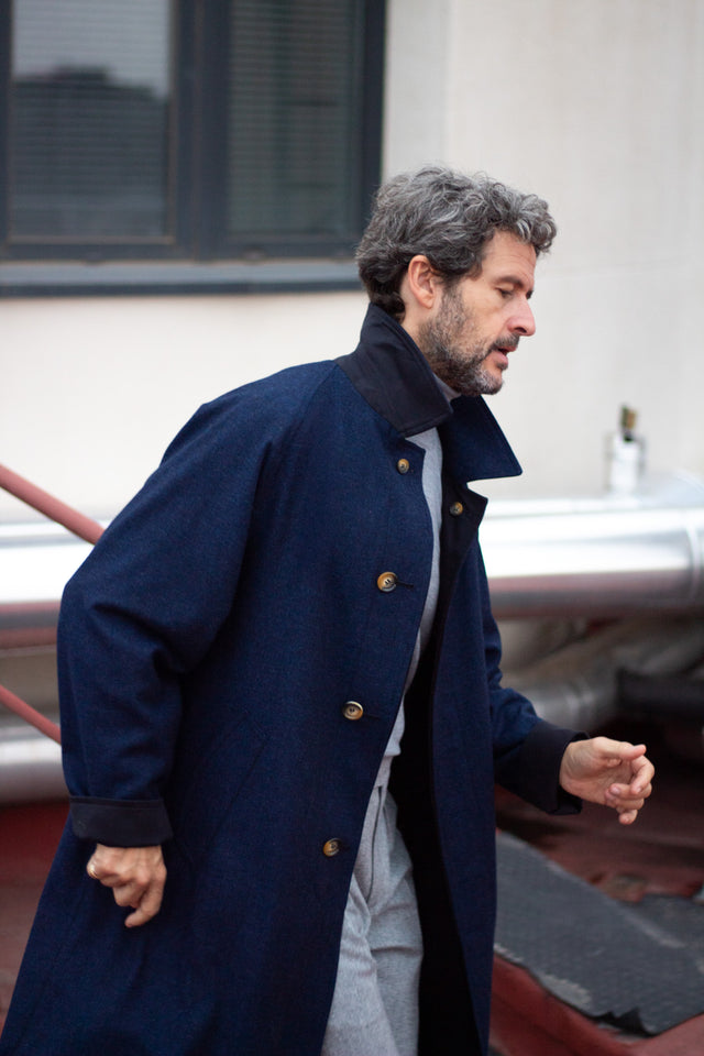 Gabardina Reversible Espiga Marino