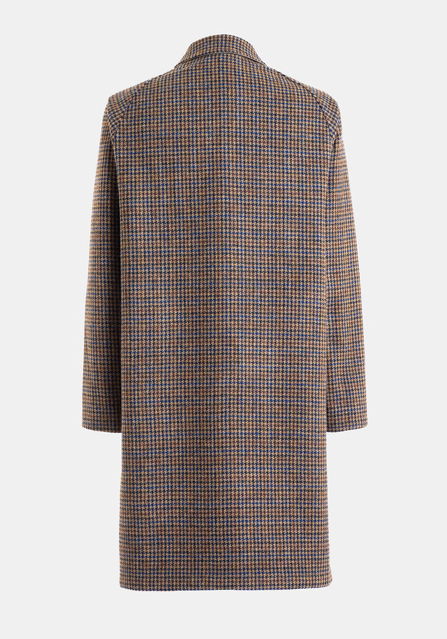 Gabardina Reversible Cuadro Beige