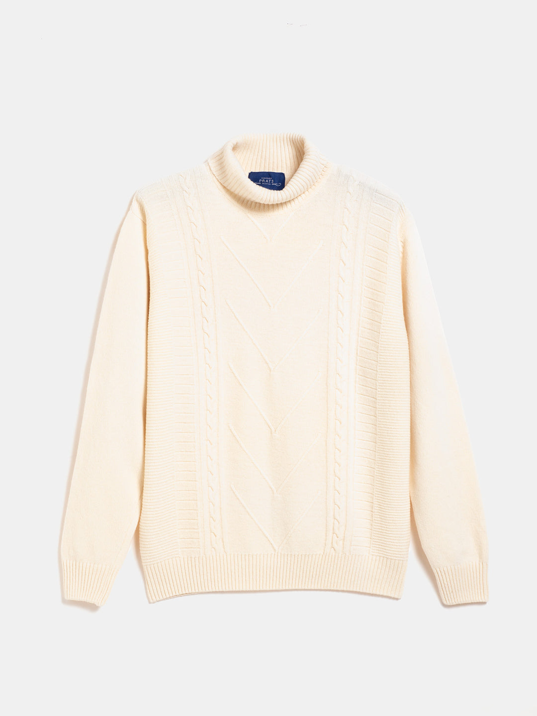 Jersey Cuello Vuelto Crudo