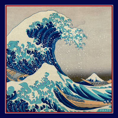 Pañuelo · Ola de Hokusai