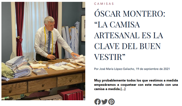 Oscar Montero en El Aristócrata