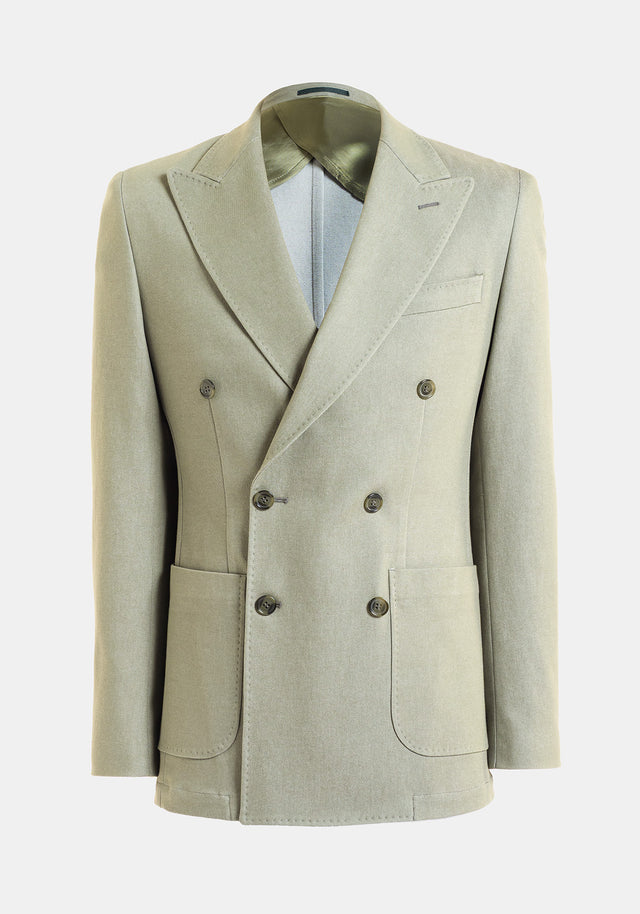 Americana Cruzada Denim Verde