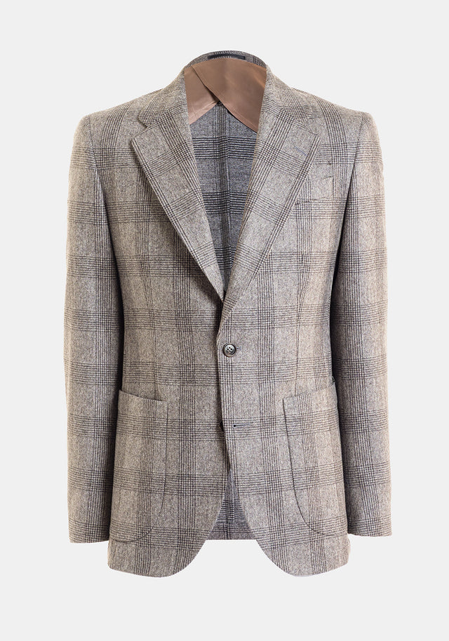 Americana Franela Gales Marrón