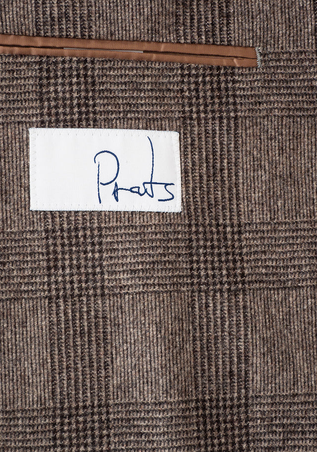 Americana Franela Gales Marrón