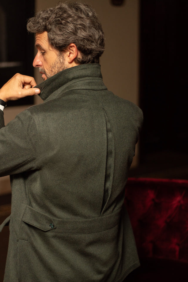 Sobrecamisa Cashmere Verde