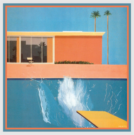 Pañuelo · A bigger splash. David Hockney