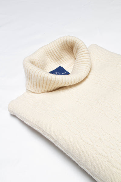Jersey Cuello Vuelto Crudo