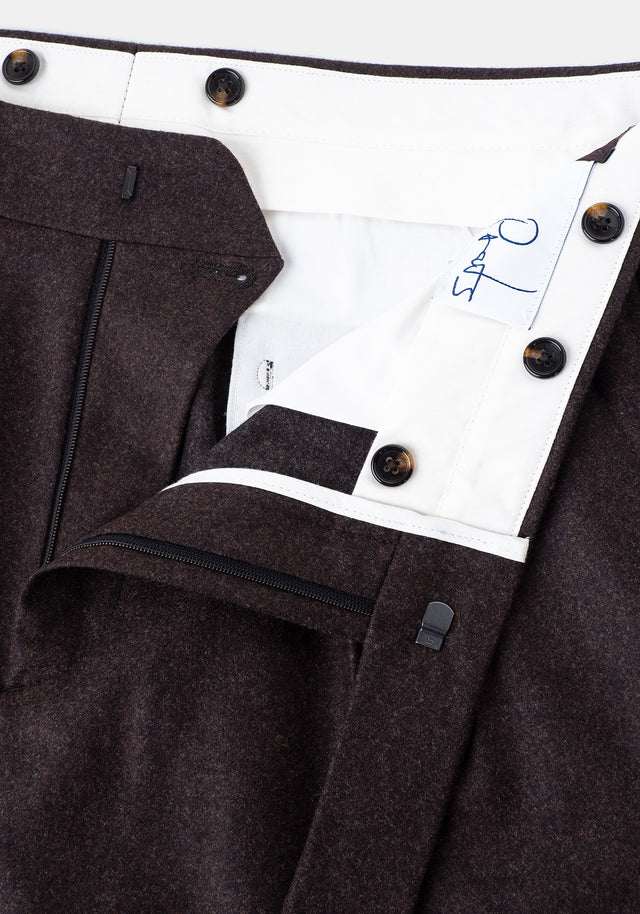 Pantalón Franela Marrón