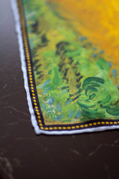 Campo de trigo con cipreses Vincent van Gogh