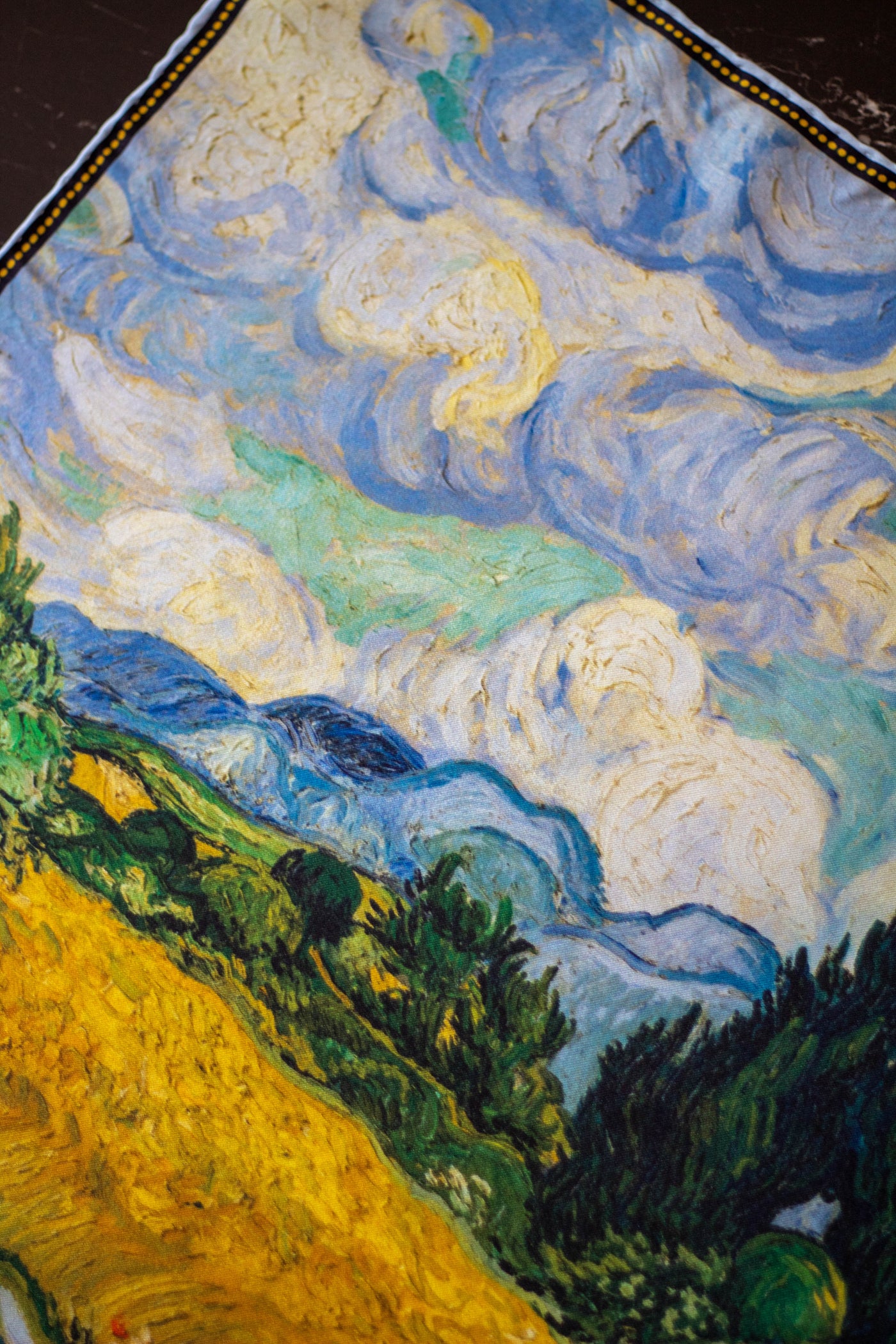 Campo de trigo con cipreses Vincent van Gogh