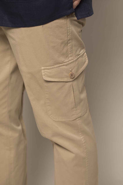 Pantalón Cargo Beige
