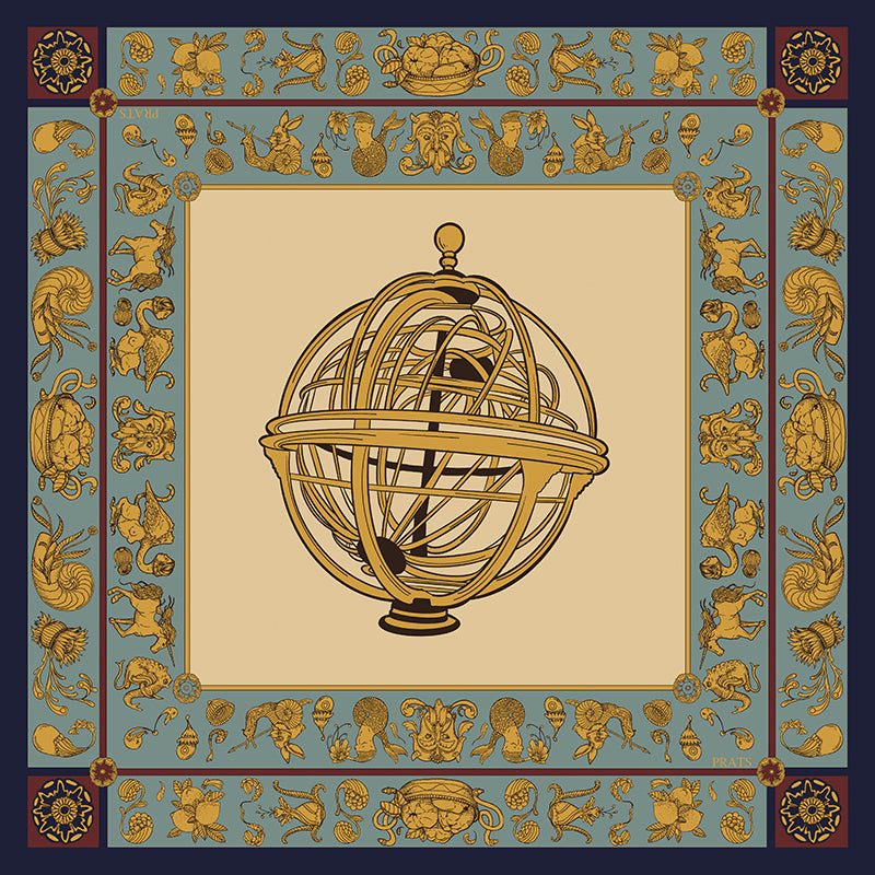 Grutescos azul / oro