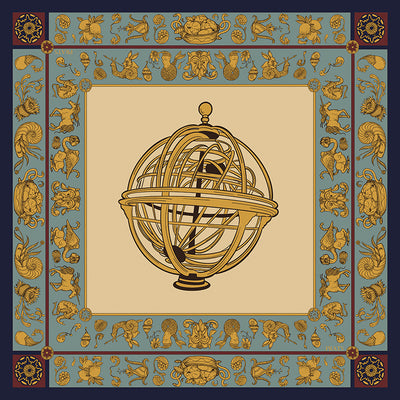 Grutescos azul / oro