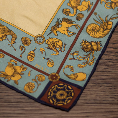 Grutescos azul / oro