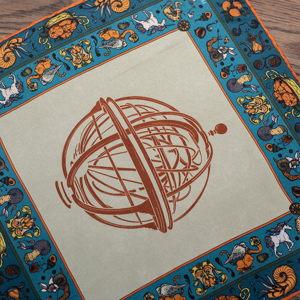 Grutescos azul / naranja