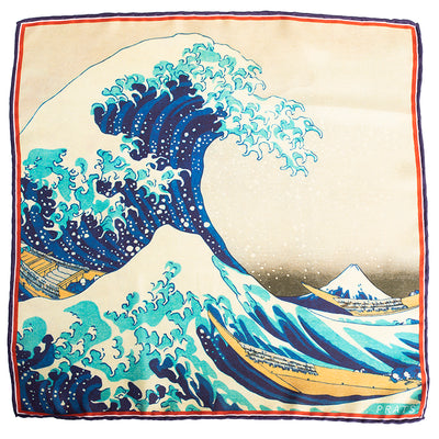 Pañuelo · Ola de Hokusai