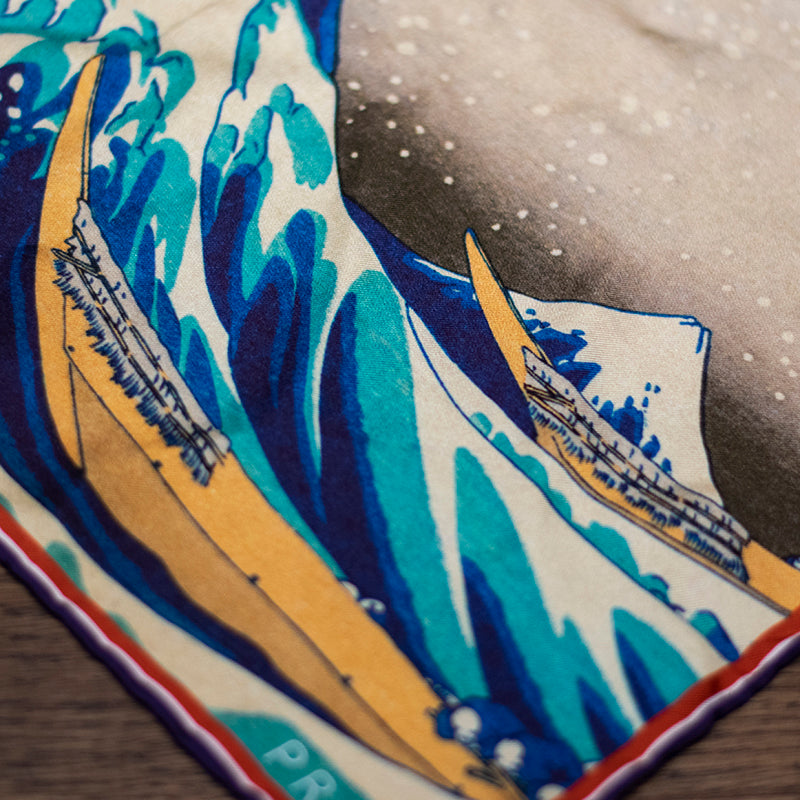 Pañuelo · Ola de Hokusai