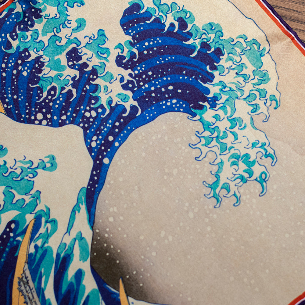 Pañuelo · Ola de Hokusai