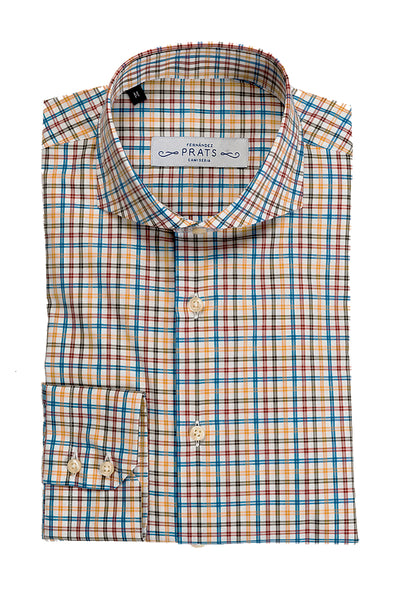 Camisa cuadro multicolor