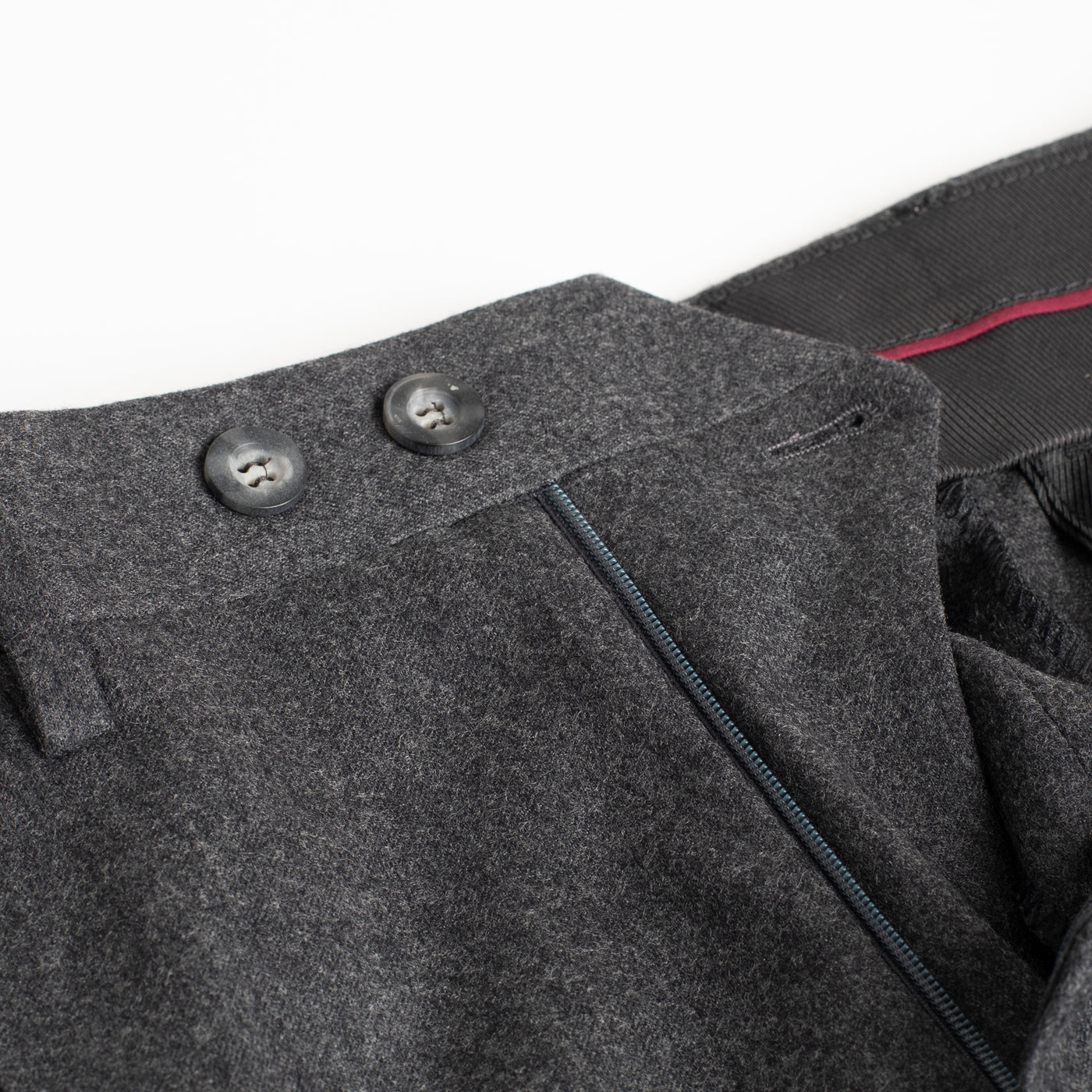 Pantalón franela gris medio