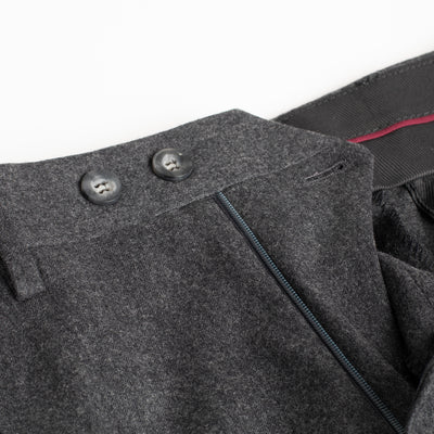 Pantalón franela gris medio