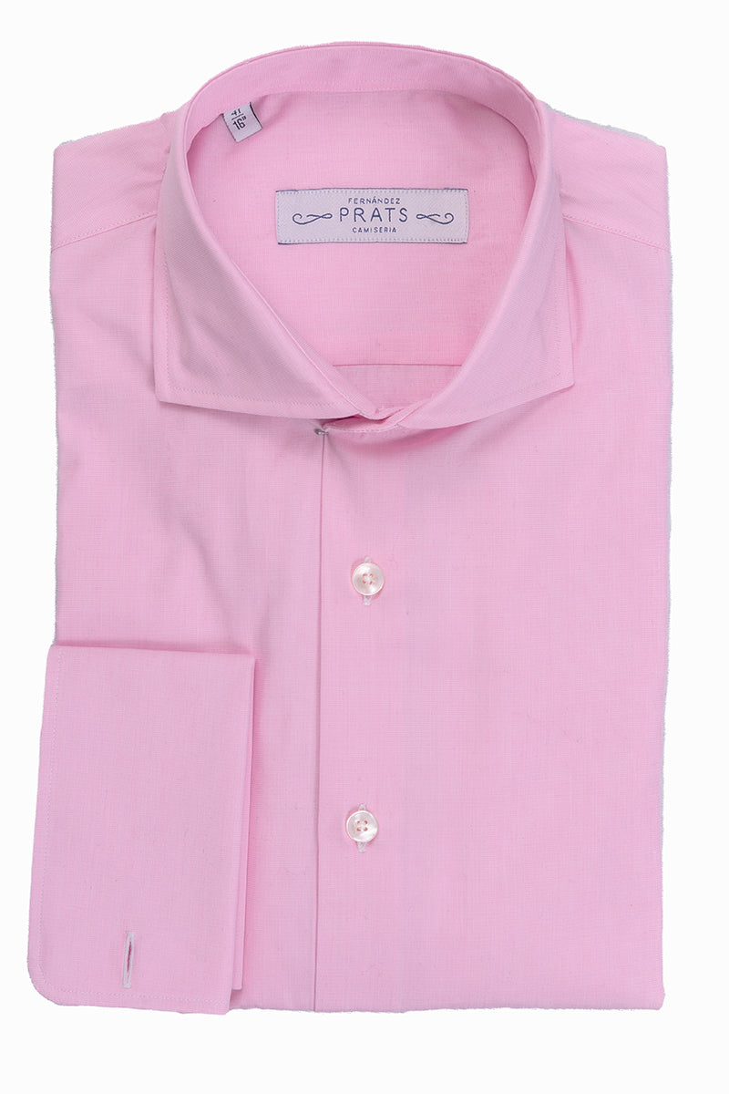 Camisa fil a fil rosa Gemelo